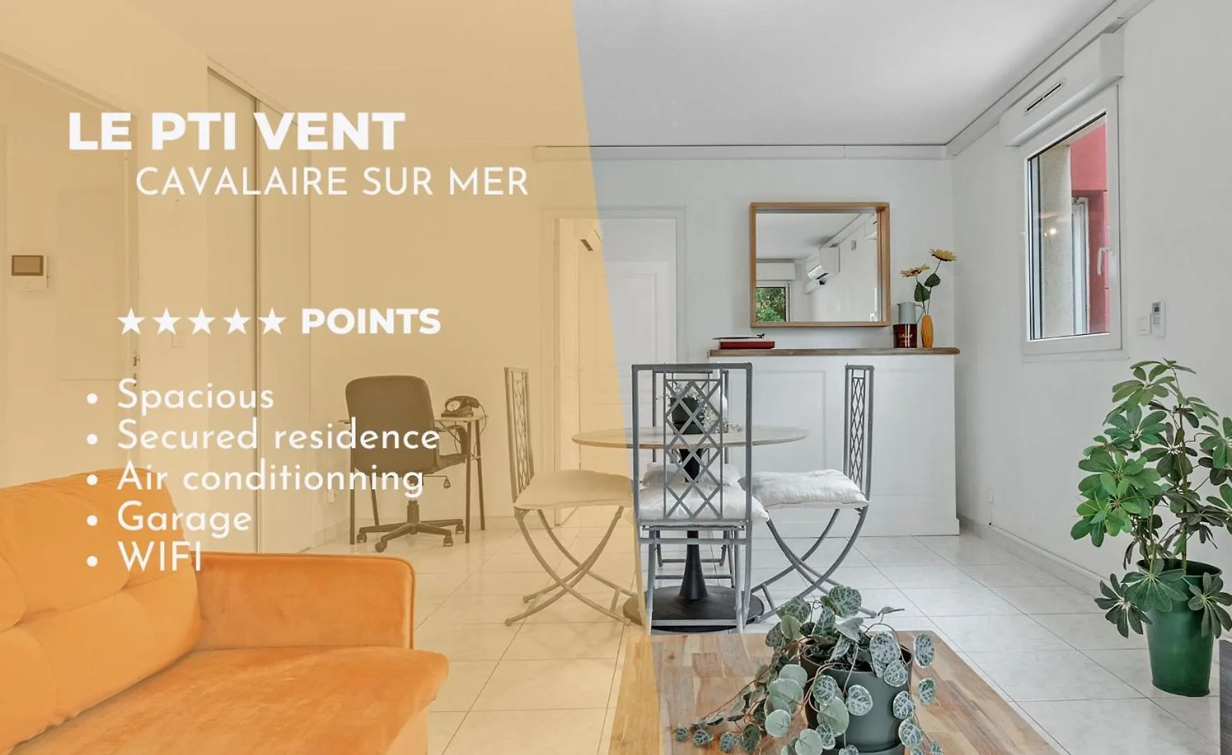 카발레르쉬르메르 Le Ptit Vent, Cosy Et Bien Situe 아파트